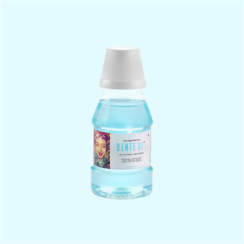 Dente91 Cool Mint Mouthwash - Alchohol Free, Antibacterial, Antifungal