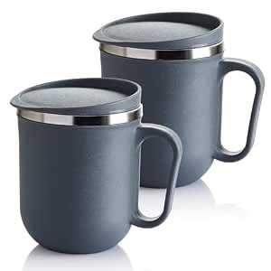 Buy Auriva Stainless Steel Unbreakable Tea Coffee Mug Double Wall with ...