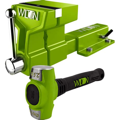 Wilton All-Terrain Hitch Vise with BASH Hammer, 5in. Jaw Width, Model ...