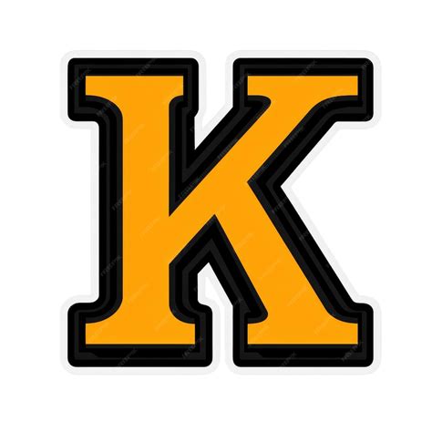 Bold Letter K