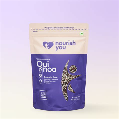 Buy Organic Tricolor quinoa, 500g Online in India | Nourish You