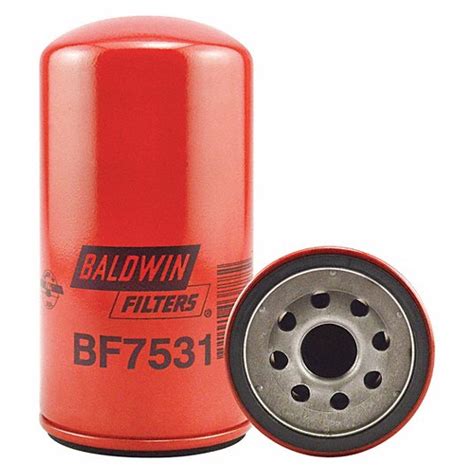 BALDWIN FILTERS, Spin-On, 3 in Outside Dia, Fuel Filter - 2VMH8|BF7531 ...