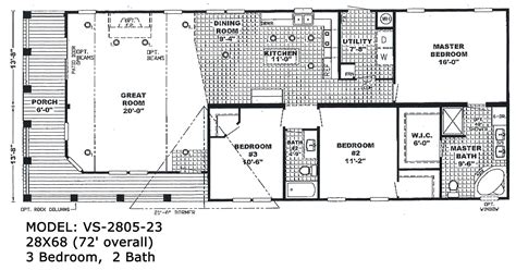Double Wide Mobile Home Floor Plans | Tiny House Decor