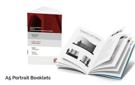 Personalised A5 Portrait Booklets | Buy Custom Printed Bookets Online