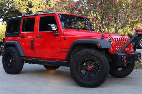 2015 Flame Red Jeep Wrangler Unlimited Sport for Sale