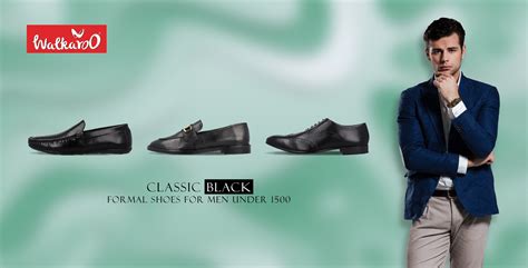 Best Black Formal Shoes for Men Under 1500 – Walkaroo Footwear