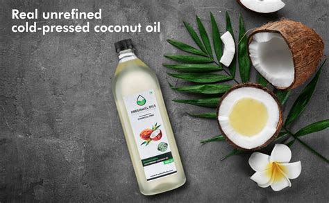 Freshmill Oils Cold Pressed Coconut Oil Pure Natural Wood Pressed ...