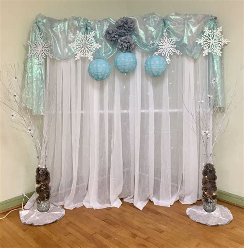 Diy Winter Wonderland Backdrop