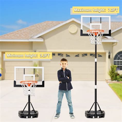 Snapklik.com : WINMAX Kids Basketball Hoop 29 In Backboard, 3.2 To 7 ...