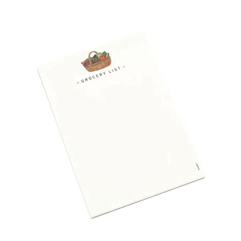 Numic Grocery List – Magnetic Notepad — Mango