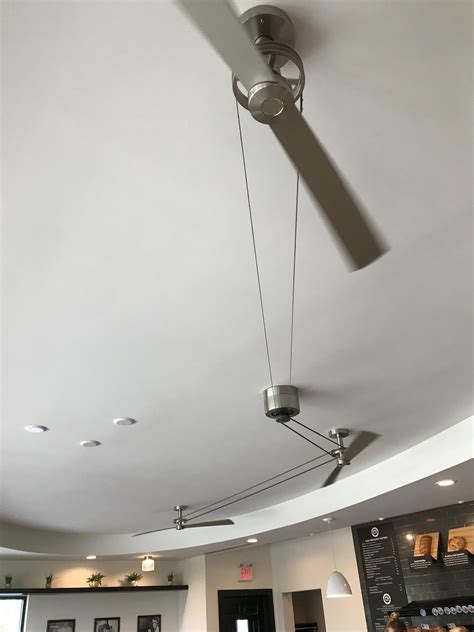 Belt-driven ceiling fans - photo - HomemadeTools.net