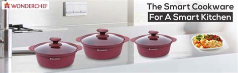 Buy Wonderchef Vittorio Aluminium Induction Base Casserole Set, 6 ...