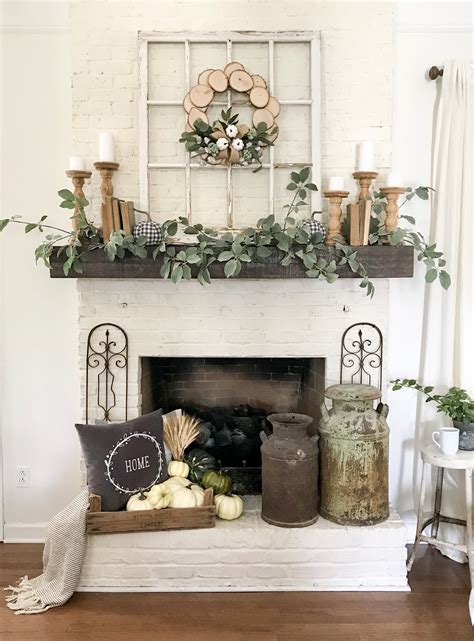 My Fall Mantel Decor With JOANN | Bless This Nest | Fireplace mantle ...