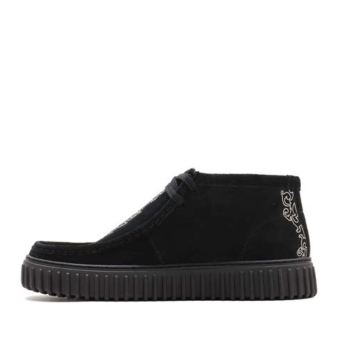 Clarks x PLEASURES TORHILL WOVEN Black Sde （クラークス トーヒルウーブン-ブラック ...