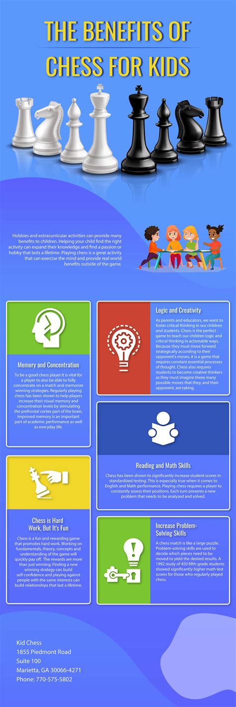 The Benefits Of Chess For Kids - Infographic Plaza