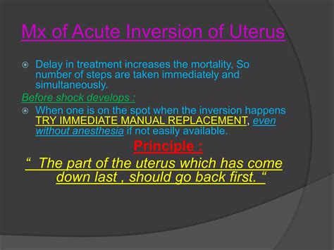 Inversion Of Uterus | PPTX