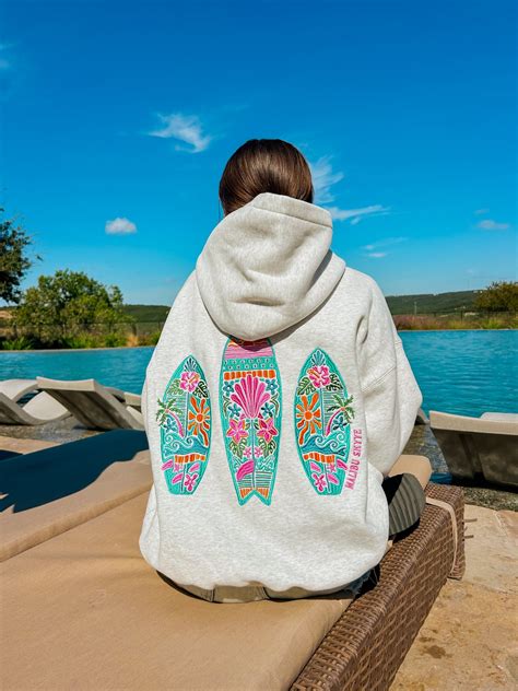 Sunny Surf Hoodie- Multicolor – Malibu Skyye