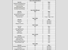 BODYBUILDING WORKOUT PLAN - Zahunna Vermo