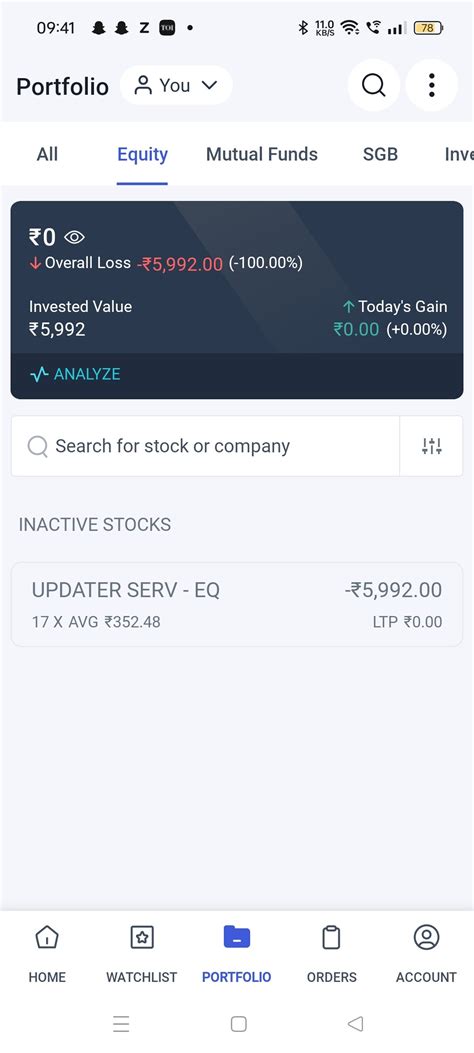 Inactive stocks in my portfolio - Support - Angel One Community