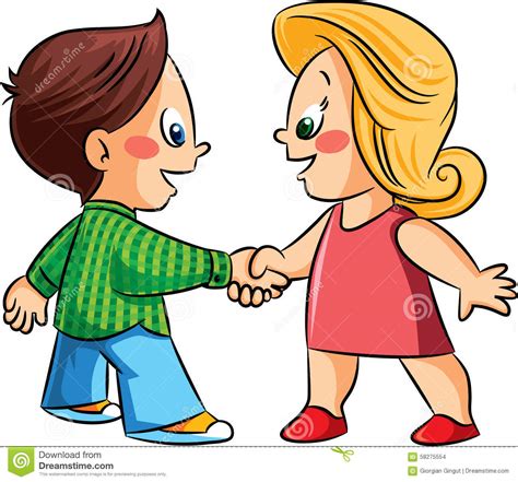 Greetings Clip Art Shaking Hands