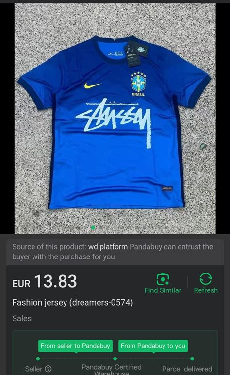 Brazil x stussy finally found : r/pandabuy_jerseys