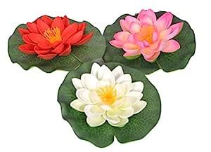 Buy Decorative Artificial Floating Flowers for Diwali Decoration (Set ...
