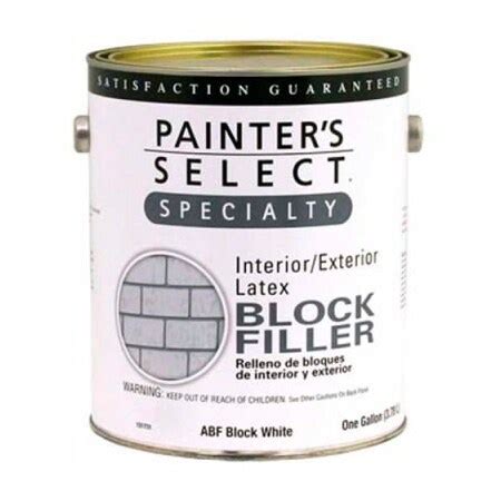 General Paint Painter's Select Latex Block Filler, Flat Finish, White ...