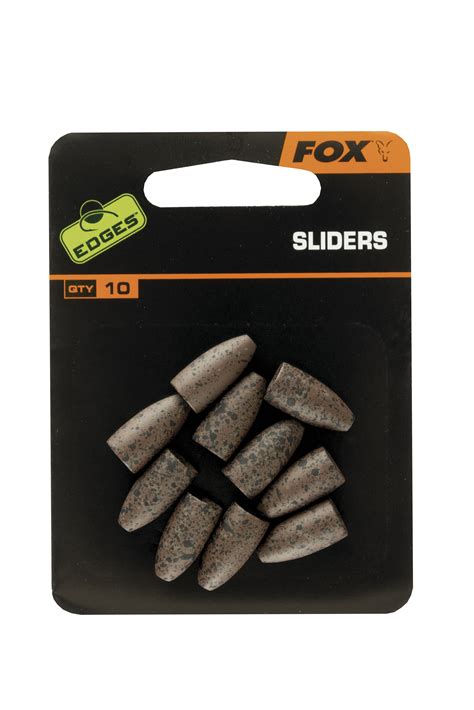 Fox Edges Sliders 10 Stück | Blei / Tungsten | Montagen & Rigs ...