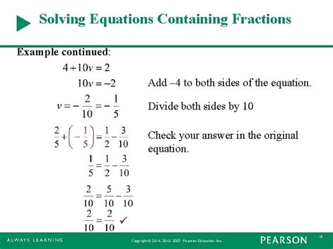 Image result for Simplifying Equations Containing Fractions