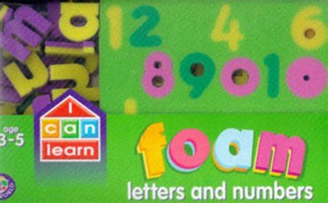 Foam Letters and Numbers (I Can Learn) : Amazon.in: Books