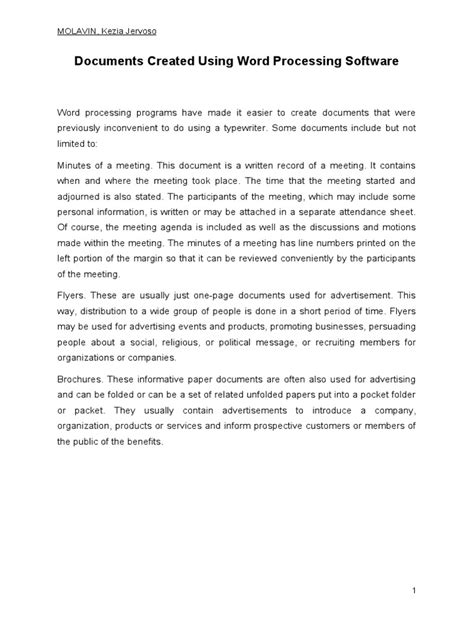 Word Text/Document Exercise 的图像结果