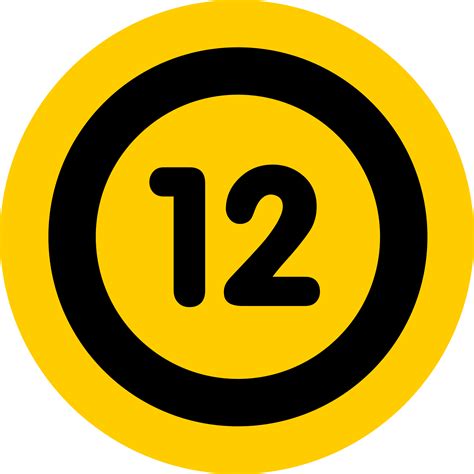 Number Twelve 12 - Twelve - Sticker | TeePublic