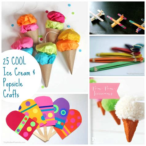 25 COOL Summer Popsicle and Ice Cream Crafts - Emma Owl