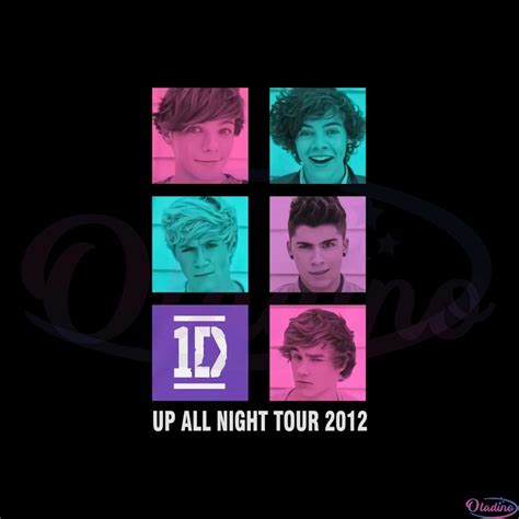Up All Night Tour One Direction PNG Sublimation Designs - Oladino