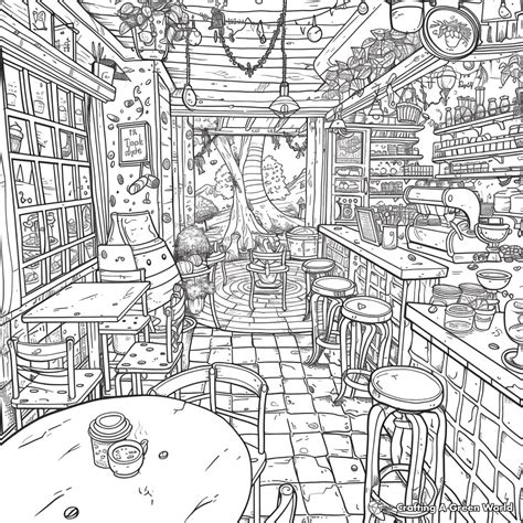 Restaurant Coloring Pages 的图像结果