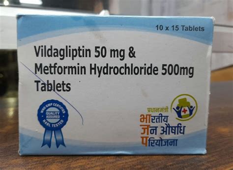 vildagliptin 50 and metformin 500mg,15s | API GENERIC PHARMACY