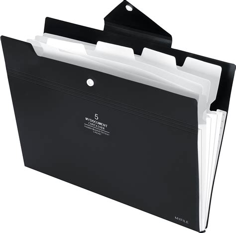 NISUN 5 Pocket File Folder, A4/Letter Size Expanding Organizer ...