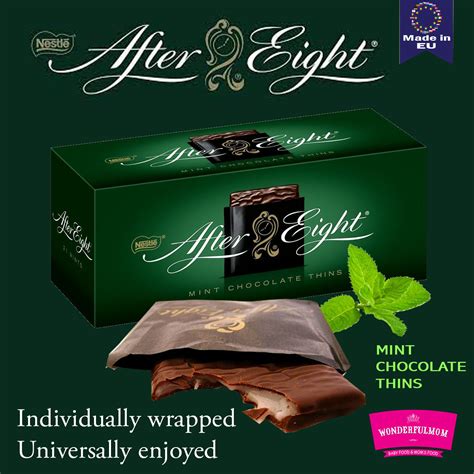 AFTER EIGHT - Delightful Mint Dark Chocolate Thins - Wonderfulmom.lk