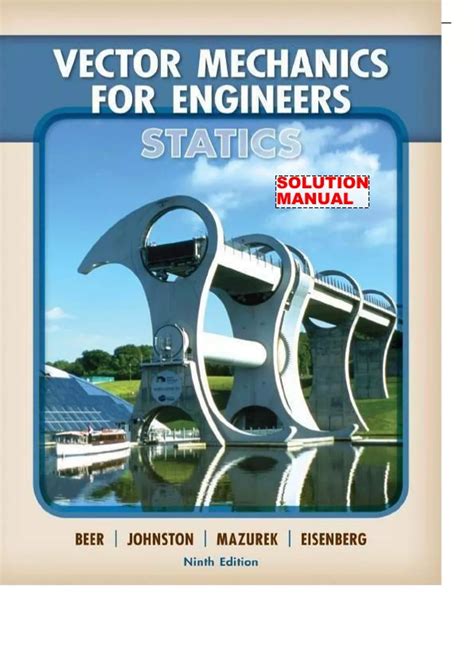 Solutions Manual Vector Mechanics for Engineering Statics 9th Edition ...