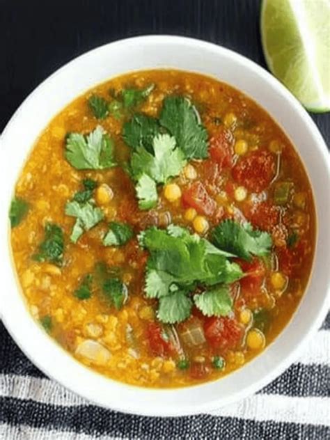 Irresistible Mexican Red Lentil Stew That Warms the Soul