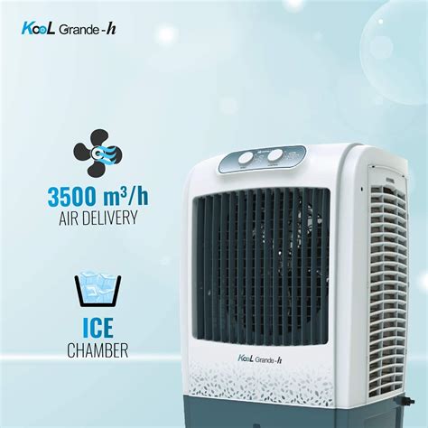 Havells Kool Grande H 85L Desert Air Cooler for home Heavy Duty (Grey ...