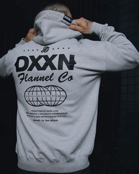 Men's Black Tech Zip Up Hoodie - Heathered Gray | Dixxon Flannel Co.