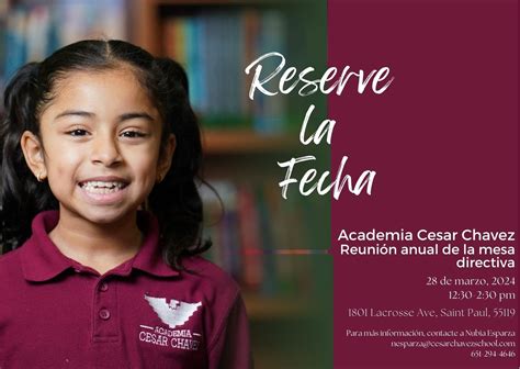 Upcoming Events / News & Updates — Academia Cesar Chavez School