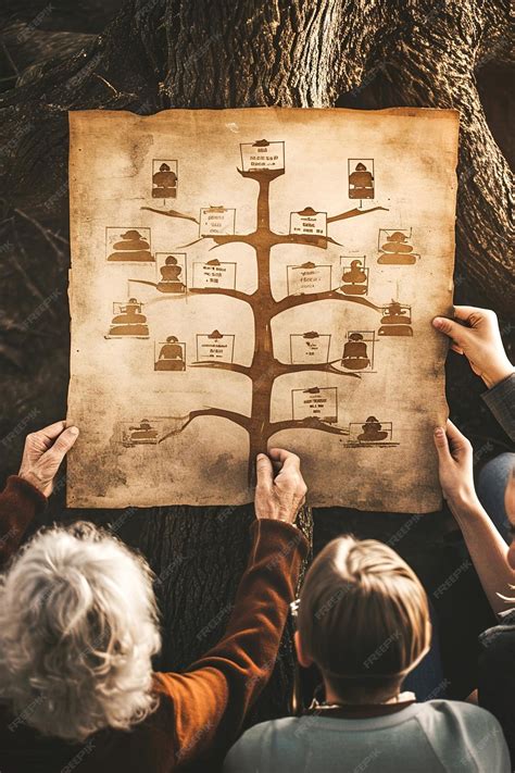 Premium Photo | Generations exploring a family tree chart or creating one together Connections ...