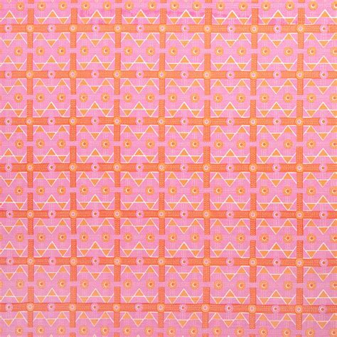 Pink Charbagh Fabric | Luxury Designer Fabric for Upholstery and Drapes ...