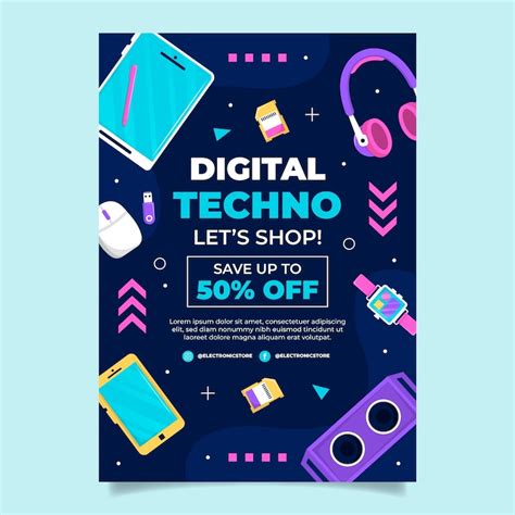 Images de Affiche Electronique – Téléchargement gratuit sur Freepik