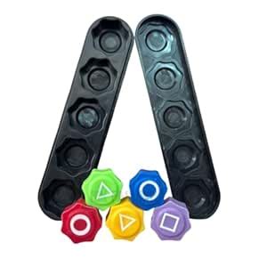 Buy HIK FASHION Korean Traditional Gonggi Game Set, 5 Coloured Playing ...