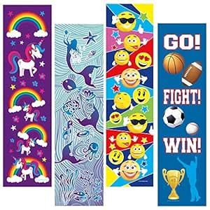 Old Blue Door Invites Kids Bookmarks Bulk Variety Pack - 48 Total (12 ...