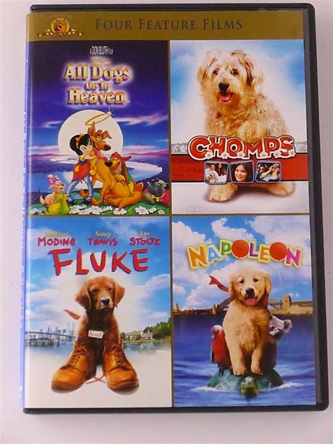 All Dogs Go to Heaven, Chomps, Fluke, Napoleon (DVD, 4-film) - I0522 | eBay