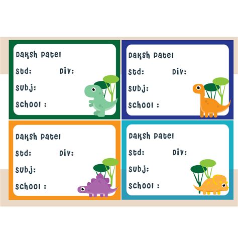 Personalised School Book Labels, Back To School - My Baby Babbles ...